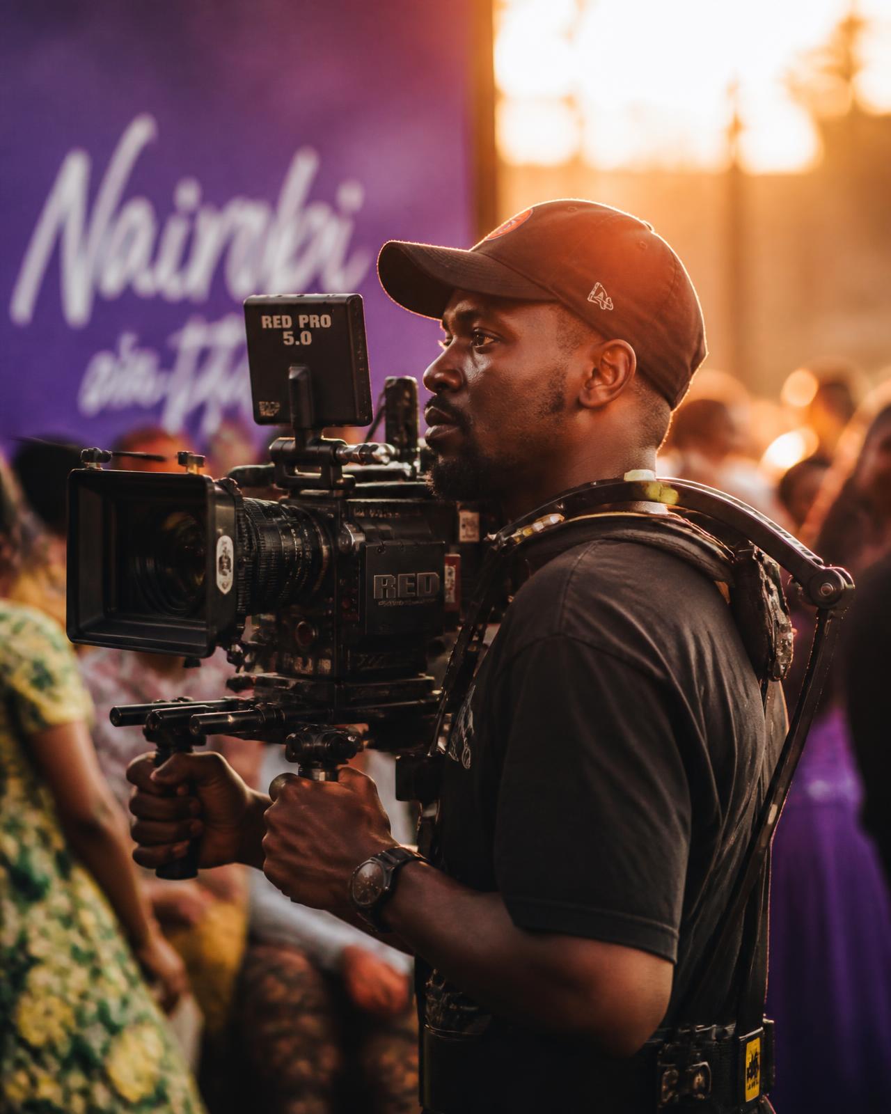 Nice Dee Media crew filming on location in Kenya